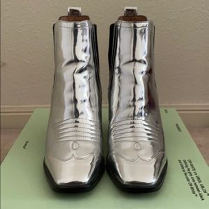 Off-White Cowboy Bootie